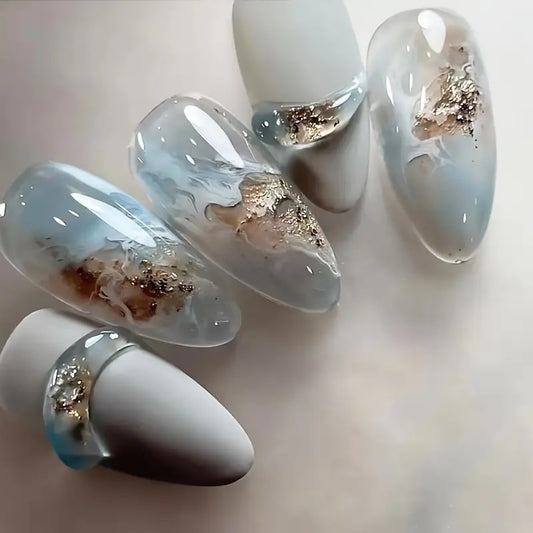Beach Haze Press On Nails