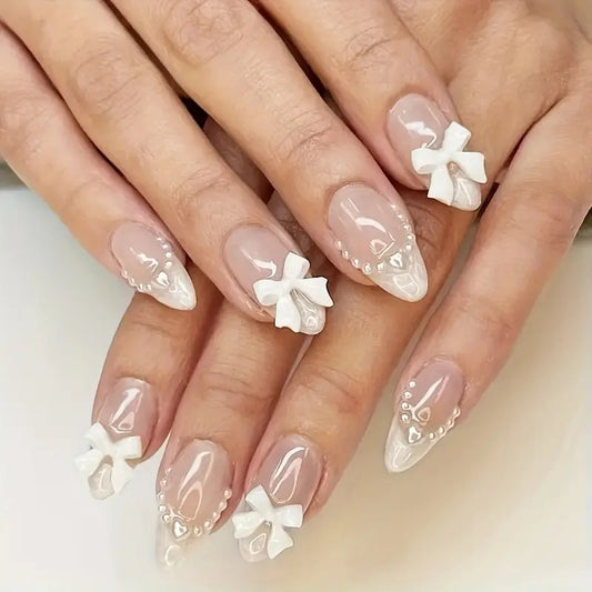 Bows For Days Press On Nails
