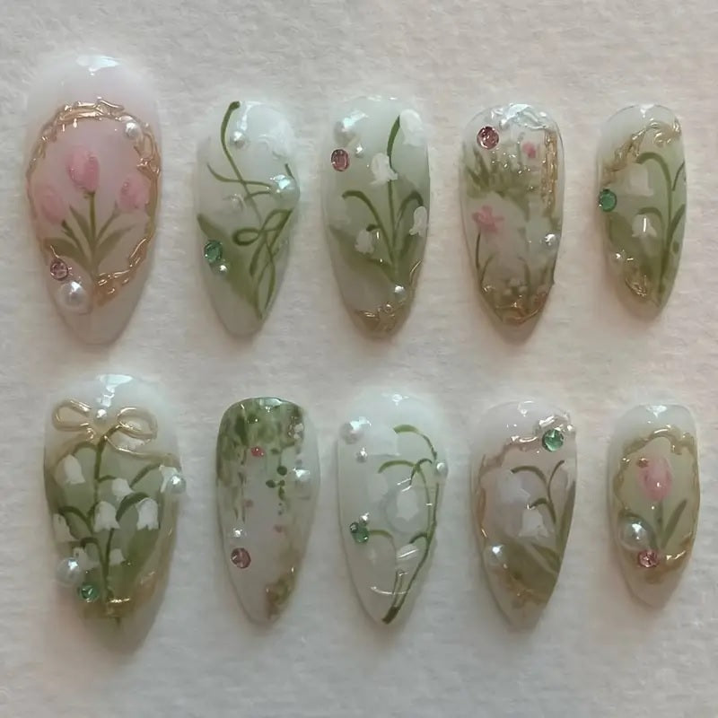 Bridgeton Romance Press On Nails