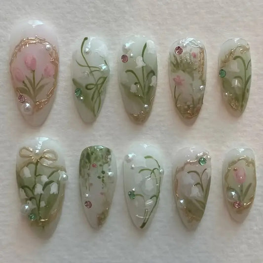 Bridgeton Romance Press On Nails