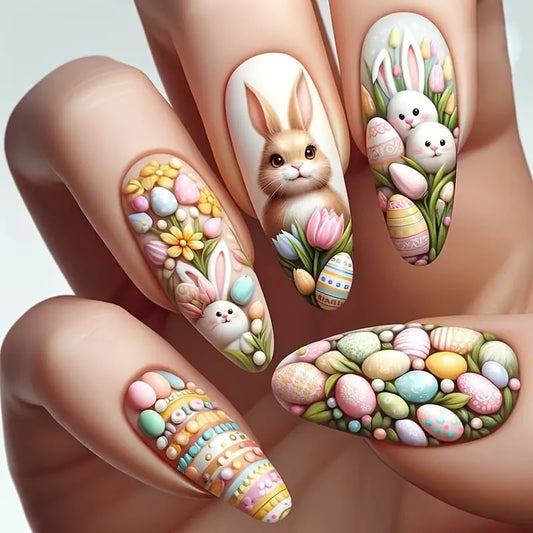 Eggs Galore Press On Nails