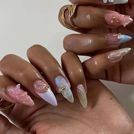 Fly Away Press On Nails