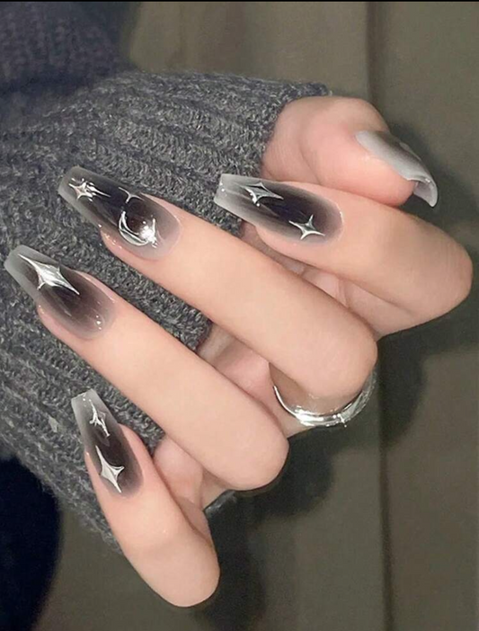 Dark Moon Press On Nails