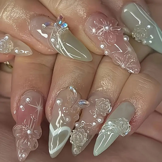 Pastel Romance Press On Nails