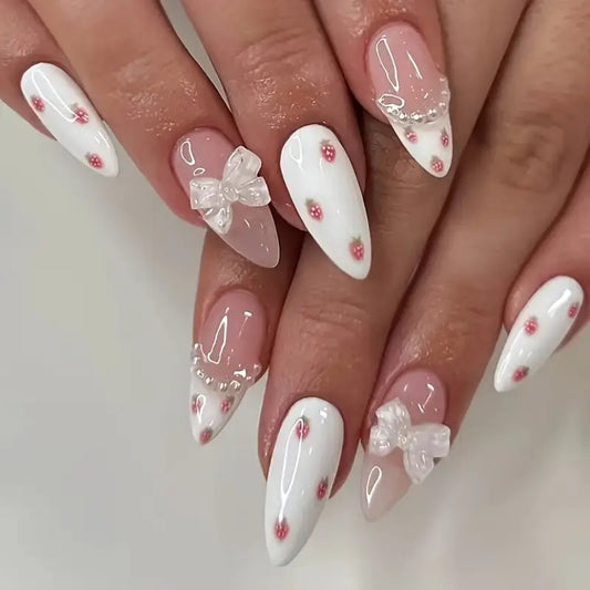 Strawberry Fields Press On Nails